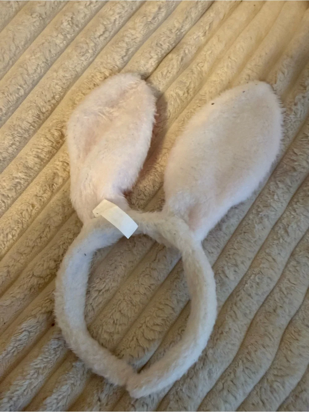 Kids Bunny Ear Headband with Shiny Pink Inner Ears